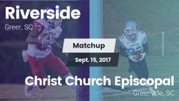 Matchup: Riverside vs. Christ Church Episcopal  2017