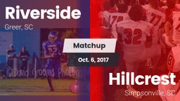 Matchup: Riverside vs. Hillcrest  2017