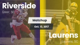 Matchup: Riverside vs. Laurens  2017
