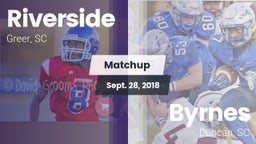 Matchup: Riverside vs. Byrnes  2018