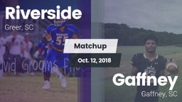 Matchup: Riverside vs. Gaffney  2018