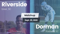 Matchup: Riverside vs. Dorman  2020