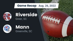 Recap: Riverside  vs. Mann  2022