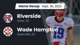 Recap: Riverside  vs. Wade Hampton  2022