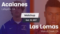 Matchup: Acalanes  vs. Las Lomas  2017