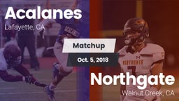 Matchup: Acalanes  vs. Northgate  2018