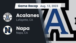 Recap: Acalanes  vs. Napa  2023
