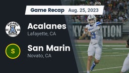 Recap: Acalanes  vs. San Marin  2023