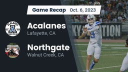 Recap: Acalanes  vs. Northgate  2023