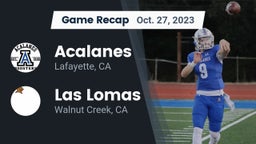 Recap: Acalanes  vs. Las Lomas  2023