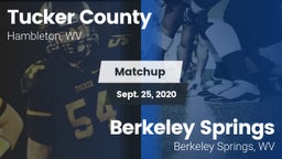 Matchup: Tucker County vs. Berkeley Springs  2020