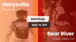 Matchup: Marysville vs. Bear River  2017