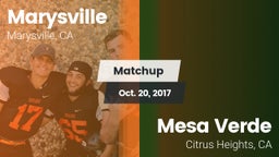 Matchup: Marysville vs. Mesa Verde  2017