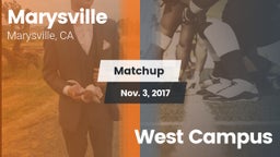 Matchup: Marysville vs. West Campus 2017