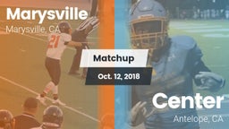 Matchup: Marysville vs. Center  2018