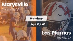 Matchup: Marysville vs. Las Plumas  2019