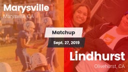 Matchup: Marysville vs. Lindhurst  2019