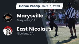 Recap: Marysville  vs. East Nicolaus  2023