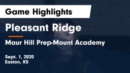 Pleasant Ridge  vs Maur Hill Prep-Mount Academy  Game Highlights - Sept. 1, 2020