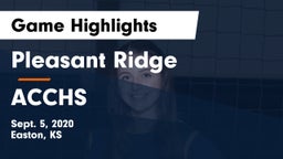 Pleasant Ridge  vs ACCHS Game Highlights - Sept. 5, 2020