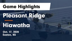 Pleasant Ridge  vs Hiawatha  Game Highlights - Oct. 17, 2020