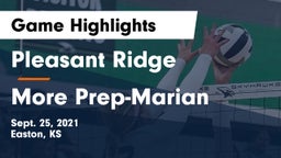 Pleasant Ridge  vs More Prep-Marian  Game Highlights - Sept. 25, 2021