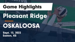 Pleasant Ridge  vs OSKALOOSA  Game Highlights - Sept. 13, 2022