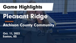Pleasant Ridge  vs Atchison County Community  Game Highlights - Oct. 11, 2022