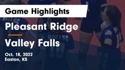 Pleasant Ridge  vs Valley Falls Game Highlights - Oct. 18, 2022