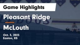 Pleasant Ridge  vs McLouth  Game Highlights - Oct. 3, 2023
