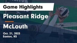 Pleasant Ridge  vs McLouth  Game Highlights - Oct. 21, 2023
