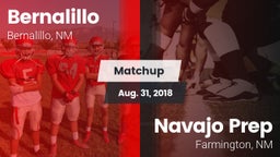 Matchup: Bernalillo vs. Navajo Prep  2018