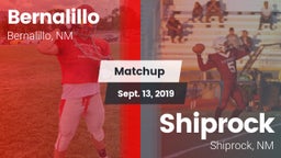 Matchup: Bernalillo vs. Shiprock  2019