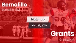 Matchup: Bernalillo vs. Grants  2019
