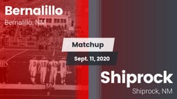Matchup: Bernalillo vs. Shiprock  2020