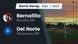 Recap: Bernalillo  vs. Del Norte  2023
