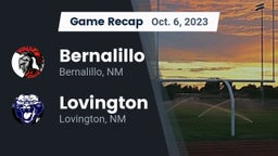 Recap: Bernalillo  vs. Lovington  2023