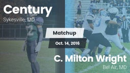Matchup: Century vs. C. Milton Wright  2016