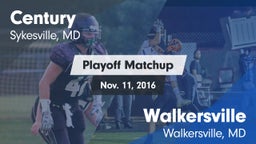 Matchup: Century vs. Walkersville  2016