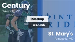 Matchup: Century vs. St. Mary's  2017
