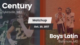 Matchup: Century vs. Boys Latin  2017