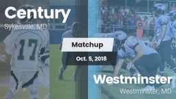 Matchup: Century vs. Westminster  2018