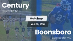 Matchup: Century vs. Boonsboro  2018