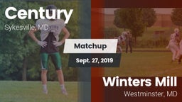 Matchup: Century vs. Winters Mill  2019