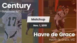Matchup: Century vs. Havre de Grace  2019