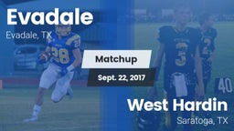 Matchup: Evadale vs. West Hardin  2017