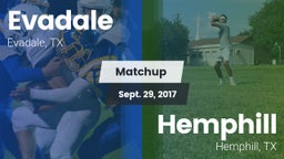 Matchup: Evadale vs. Hemphill  2017