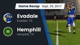 Recap: Evadale  vs. Hemphill  2017