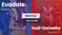 Matchup: Evadale vs. Hull-Daisetta  2017