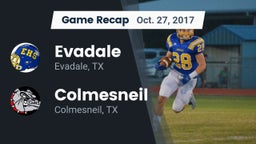 Recap: Evadale  vs. Colmesneil  2017